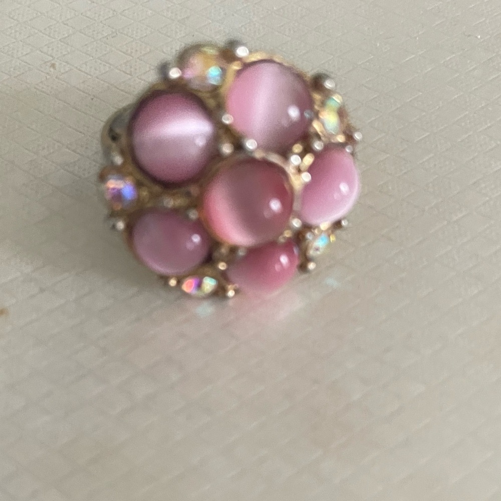 Elegant Pink Gemstone Ring
